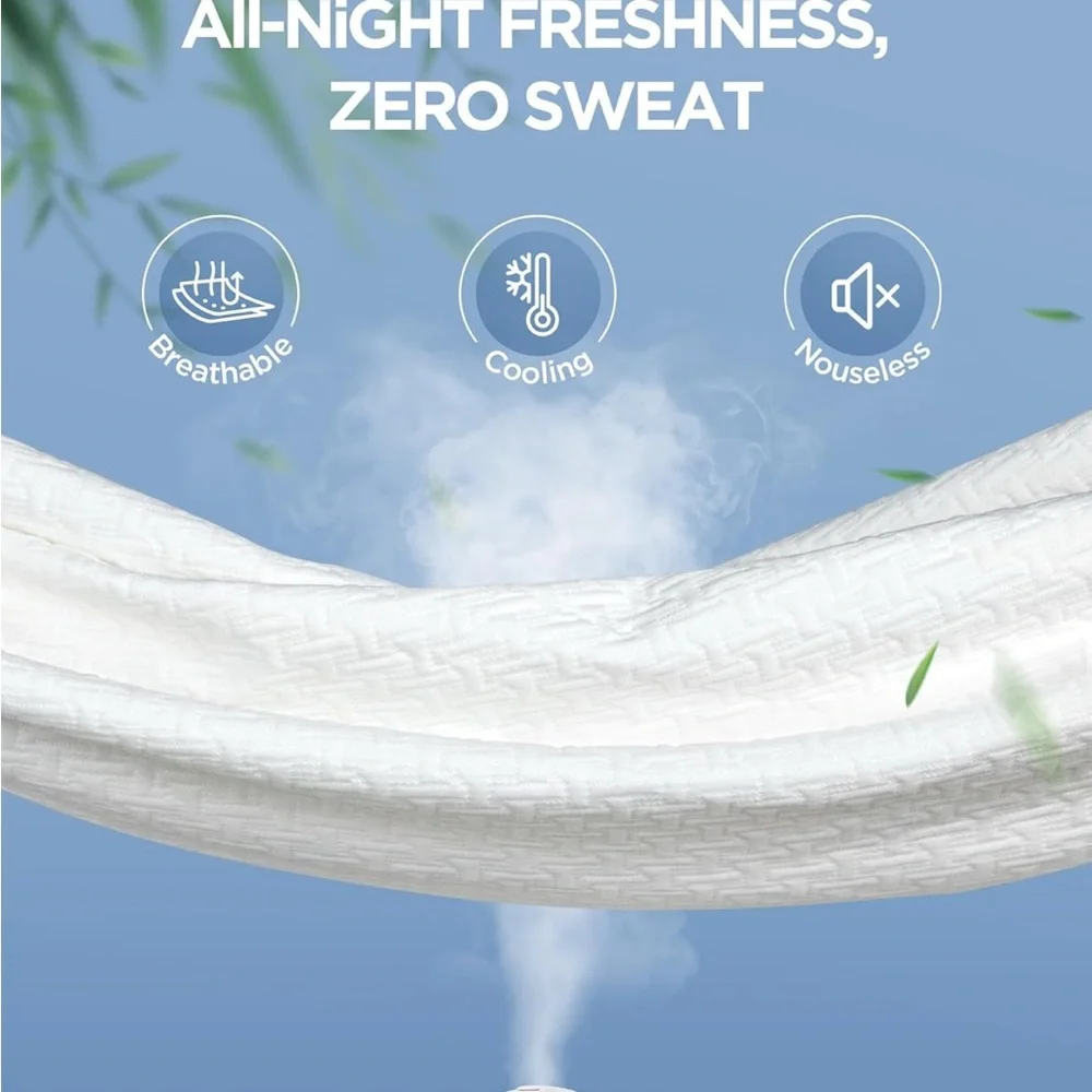 100% Waterproof King Mattress Protector, Hypoallergenic Viscose